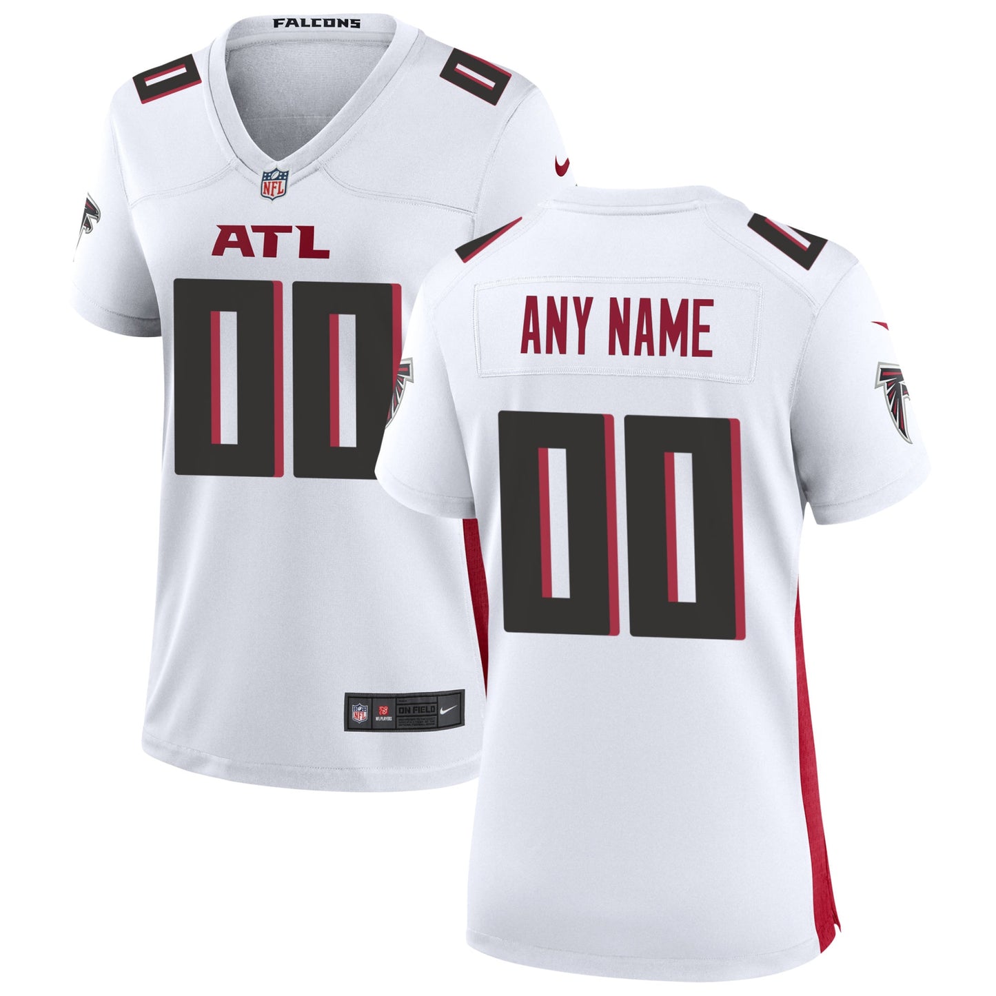 Nike Atlanta Falcons Women's Custom Game Jersey - White
