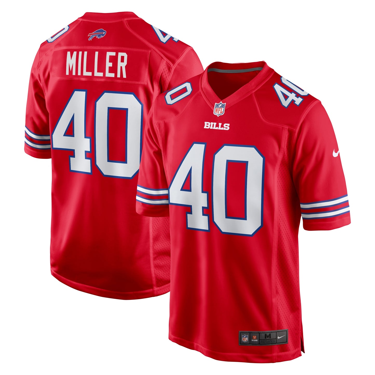 Von Miller Buffalo Bills Nike Alternate Game Jersey - Red