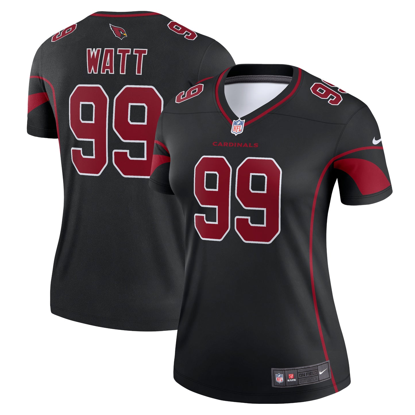 J.J. Watt Arizona Cardinals Nike Women's Legend Jersey - Black