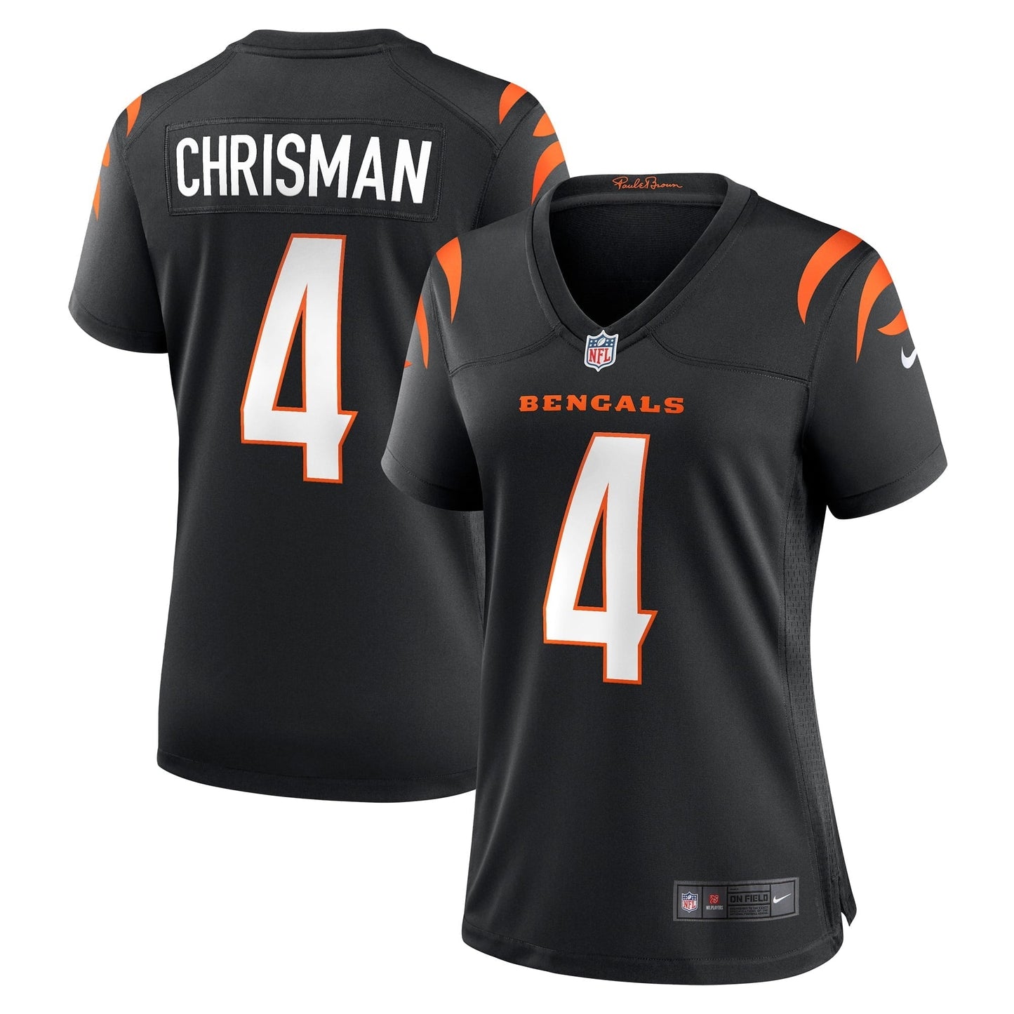 Women's Nike Drue Chrisman Black Cincinnati Bengals Game Jersey