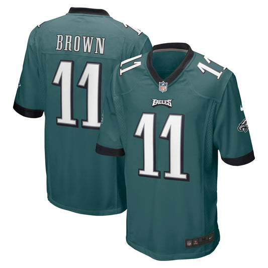 A.J. Brown Philadelphia Eagles Nike Player Game Jersey - Midnight Green