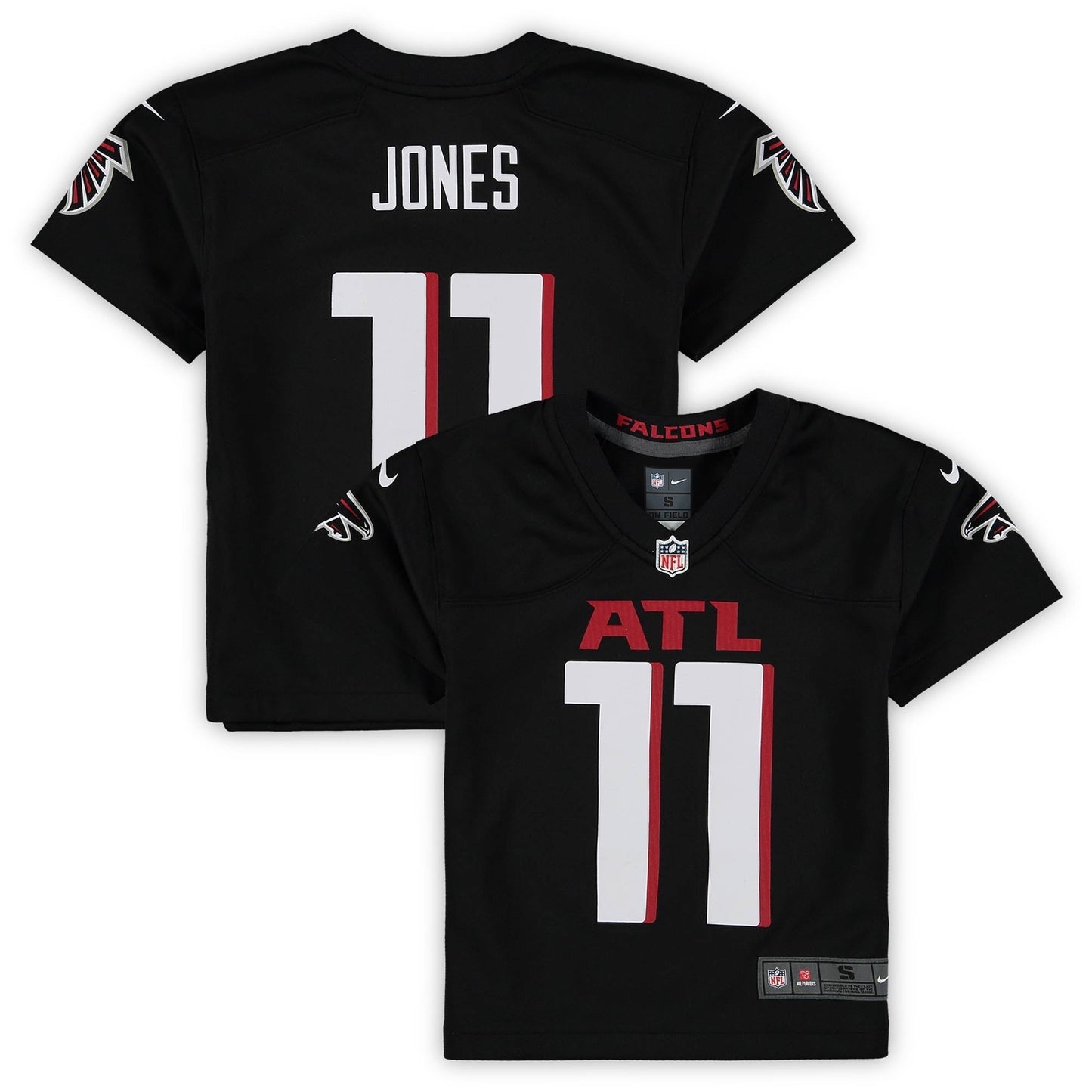 Preschool Nike Julio Jones Black Atlanta Falcons Game Jersey